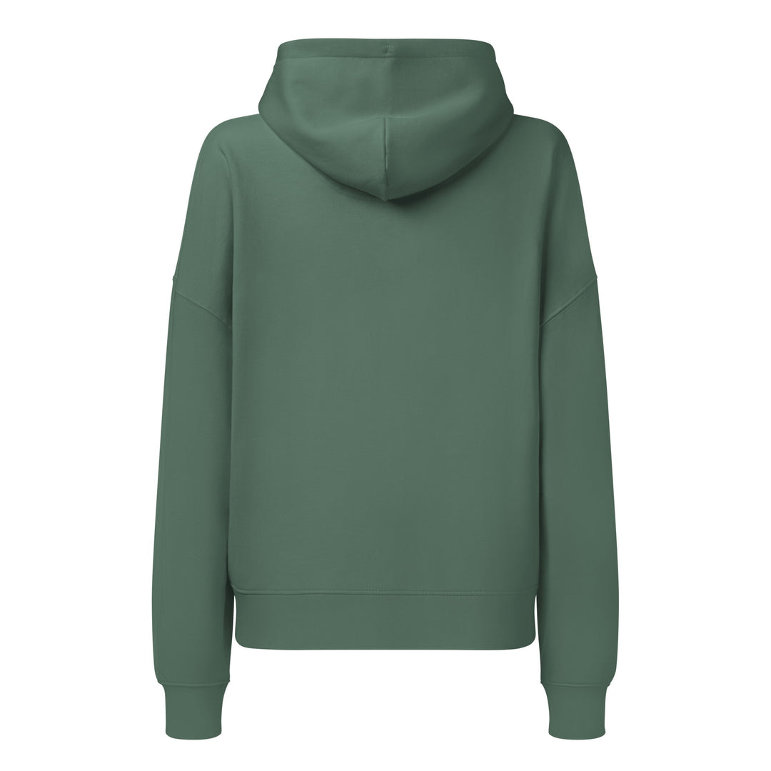 Organic Recycled Mid-Weight Hoodie | Embroidered Black Crest With Gold Center