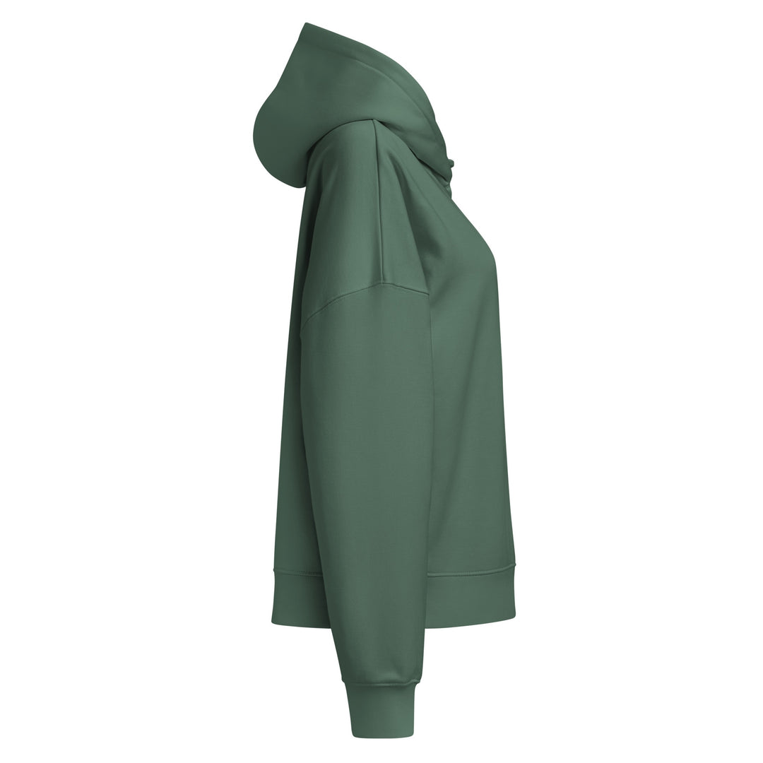 Organic Recycled Mid-Weight Hoodie | Embroidered Black Crest With Gold Center