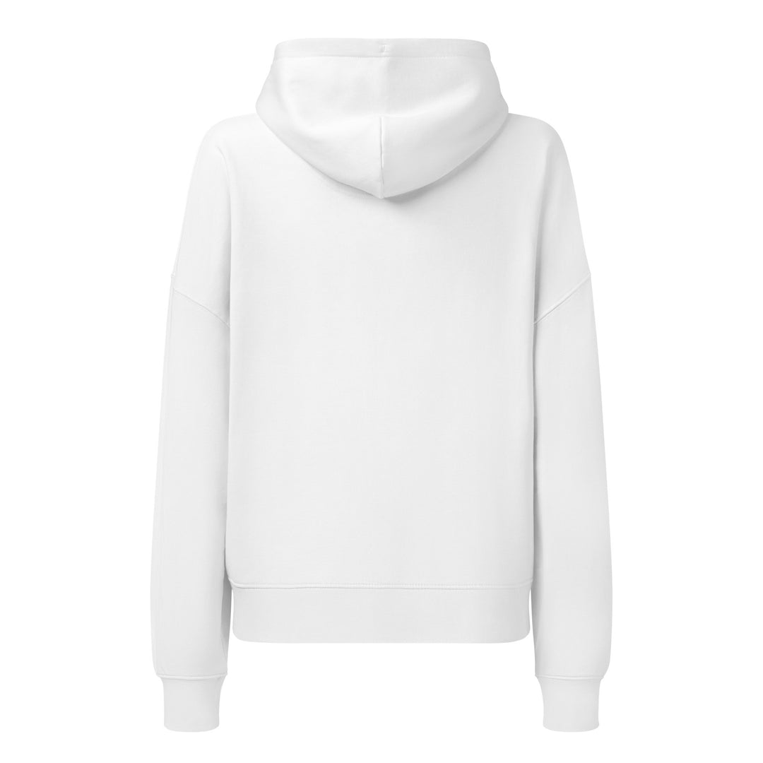 White hoodie on a white background