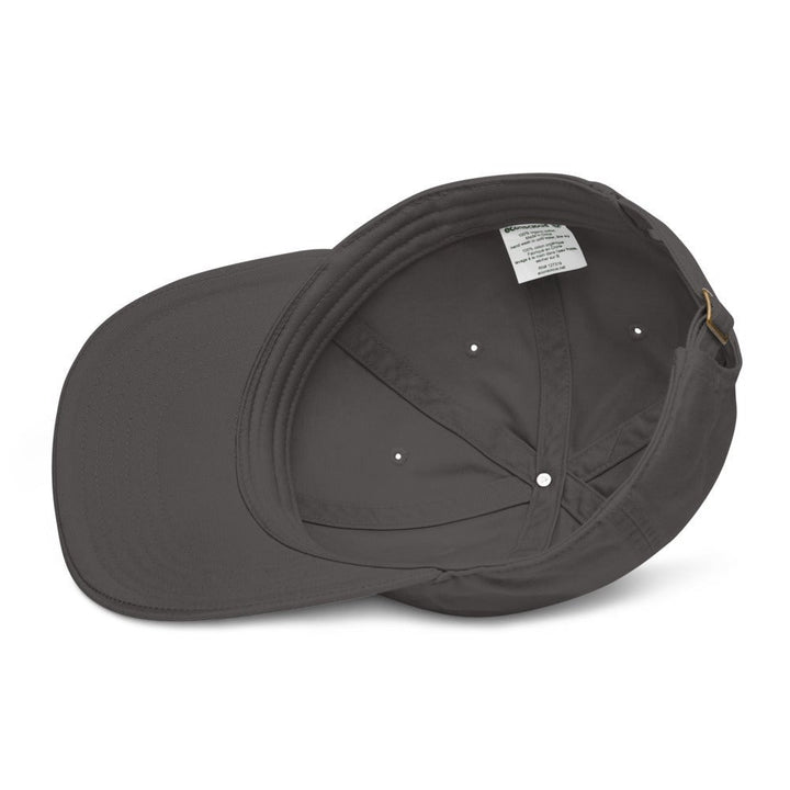 Organic Classic Cap | Embroidered Gold Crest With Maroon Center