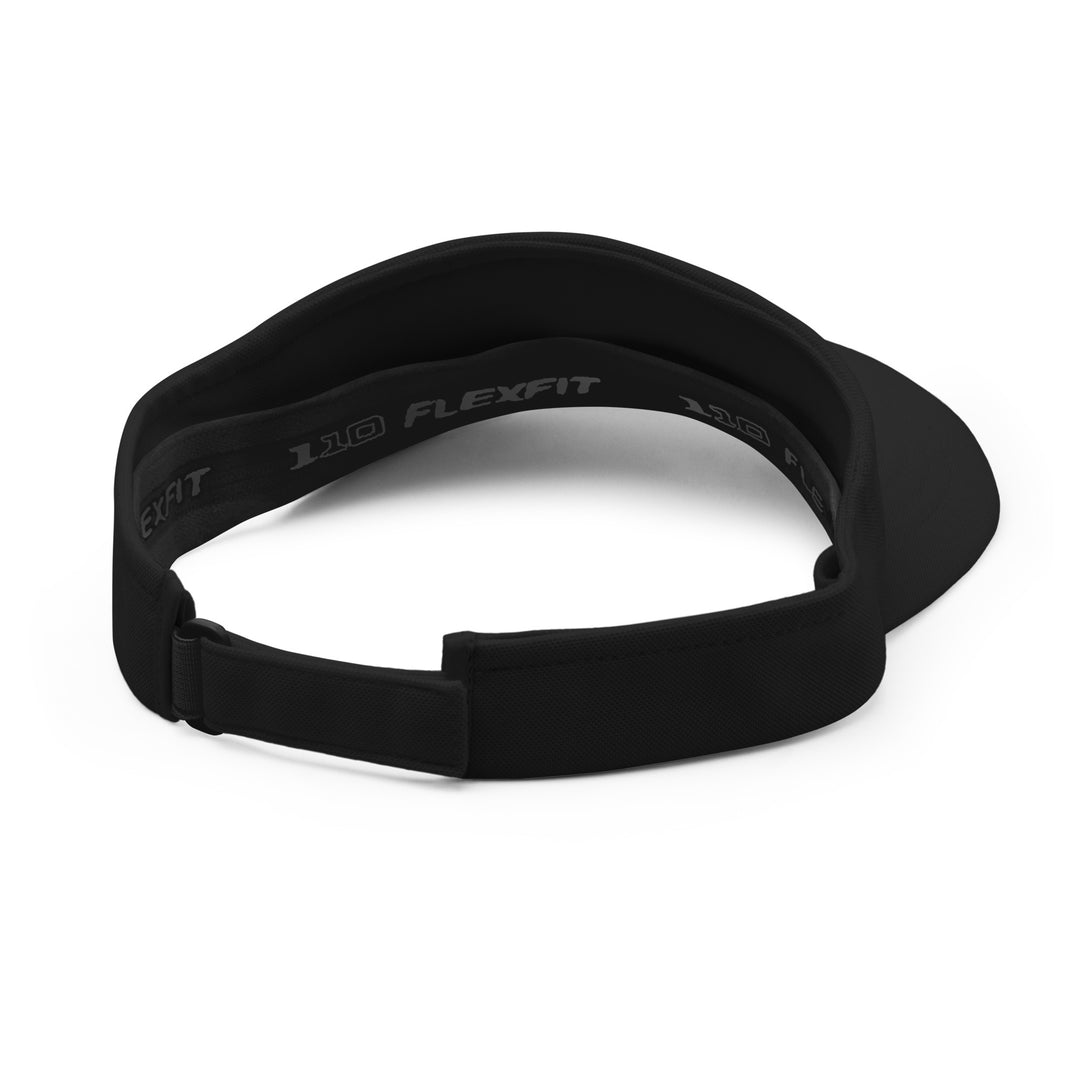 Performance Visor | Embroidered Gold Crest with Red Center