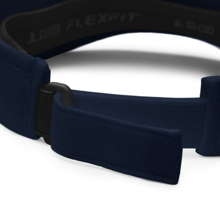 Performance Visor | Embroidered Black Crest with Gold Center